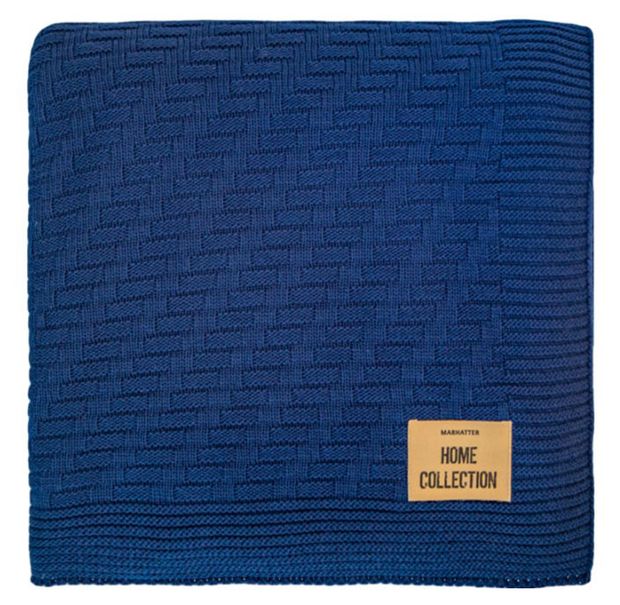 фото Плед marhatter home collection синий, 150х200 см