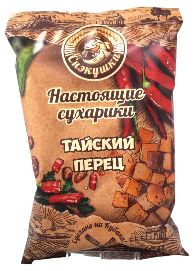 Сухарики Снэкушки тайский перец 80 г 60₽