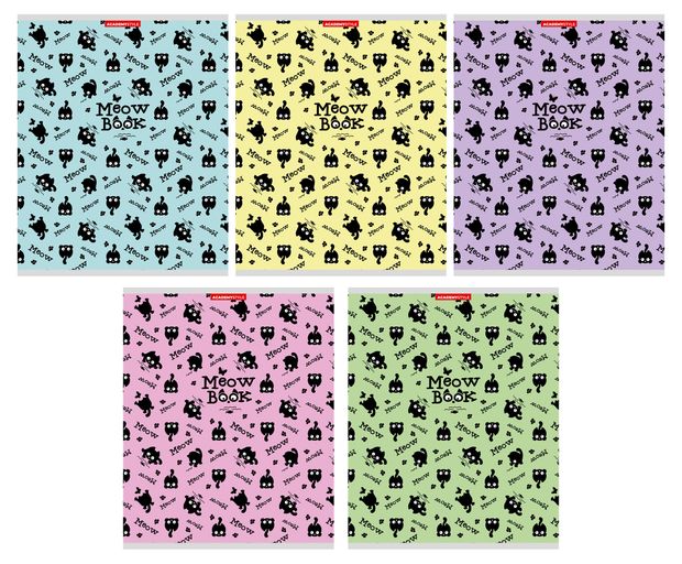 Тетрадь Academy Style в клетку А5, 96 л в ассортименте