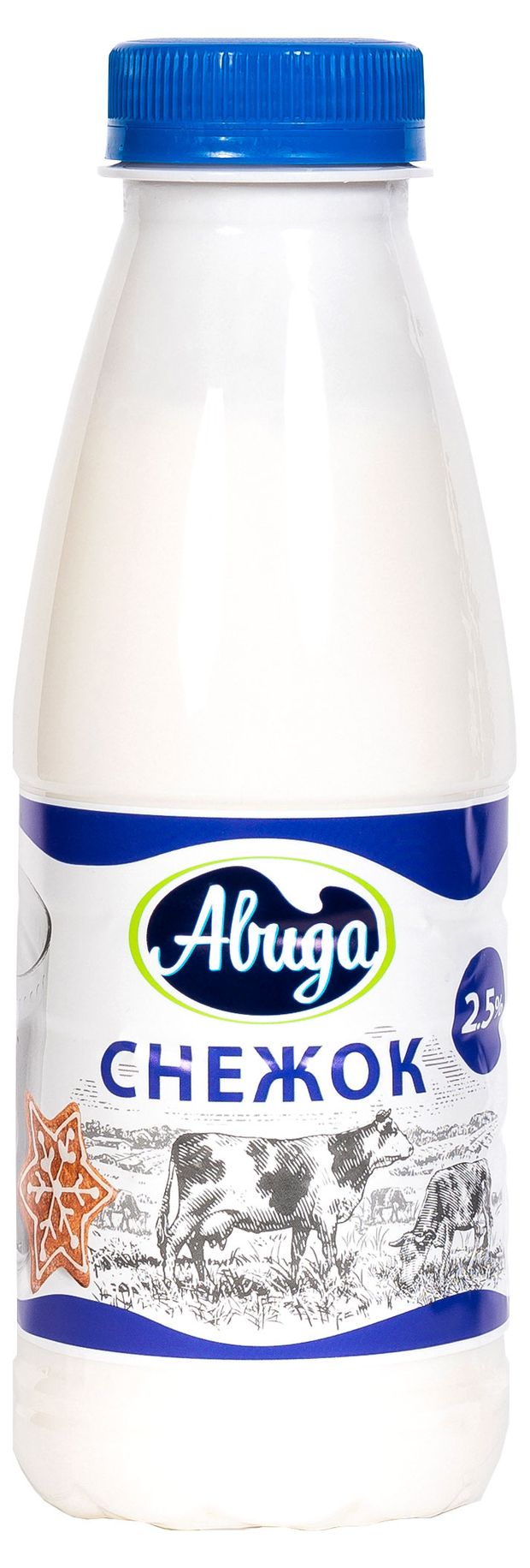 Напиток кисломолочный Снежок Авида охлажденный 2.5% БЗМЖ, 430 г