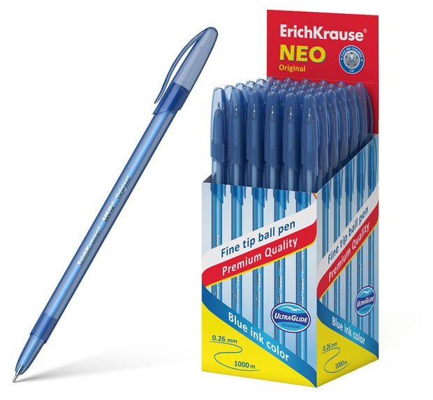 Ручка шариковая ErichKrause Neo Original синяя 0,7 мм, 1 шт