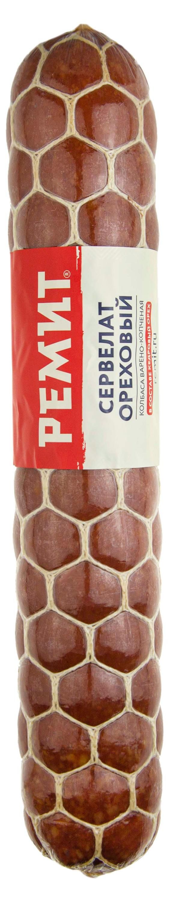 Колбаса варено-копченая Ремит Сервелат Ореховый 07 кг 1049₽