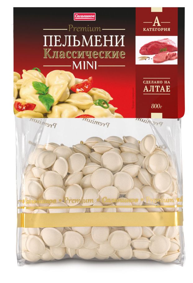 Пельмени Сальников Классические мини, 800 г