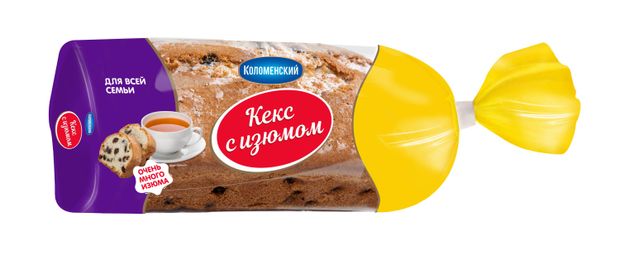 Кекс Коломенское с изюмом 400 г 215₽