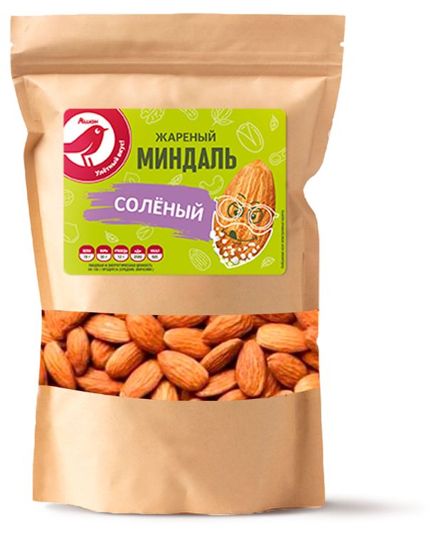 Миндаль АШАН Красная птица соленый жареный 150 г 185₽
