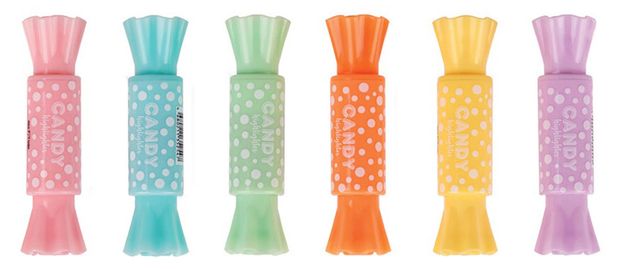 Текстовыделитель двусторонний Meshu Candy мини, 1 шт в ассортименте