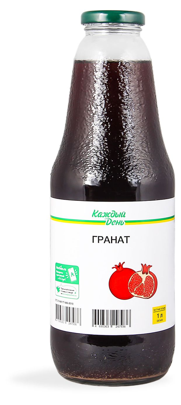 Напиток сокосодержащий гранатовый Каждый день 1 л 100₽