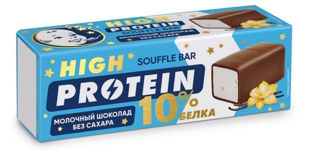 Суфле сырок молочное ЗГДиОП им.В.П.Пастухова в молочном шоколаде с протеином без сахара, 50 г