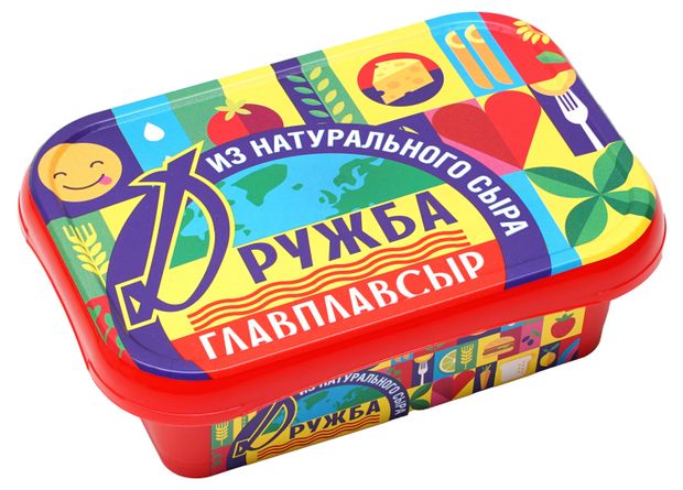 Сыр плавленый Главплавсыр Дружба 40% БЗМЖ, 200 г