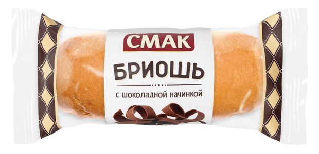 Булочка Смак Французская булочки Бриошь с шоколадной начинкой 40 г 18₽