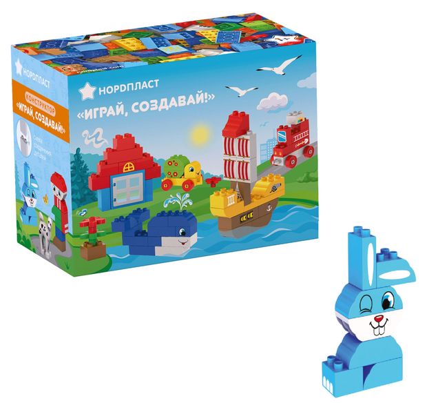 Конструктор НОРДПЛАСТ Заяц 200₽