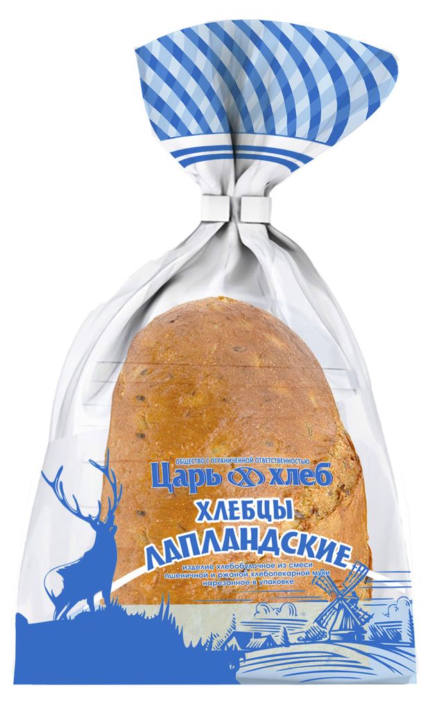 Хлебцы Царь хлеб Лапландские половина в нарезке, 200 г