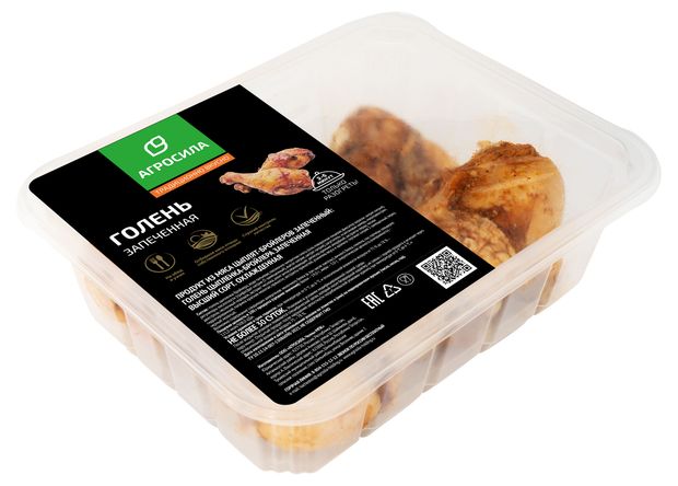 Голень цыпленка-бройлера Агросила запеченная охлажденная, ~ 0,5 кг