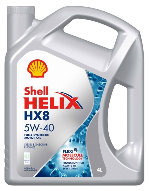 фото Масло моторное shell h hx8 5w40, 4 л