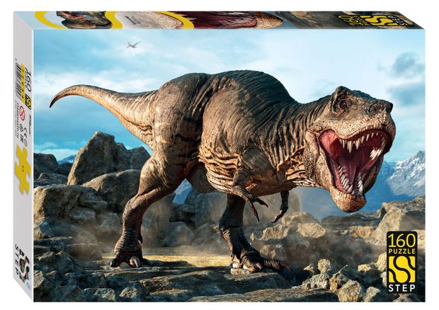 Пазл Step Puzzle динозавры, 160 элементов в ассортименте