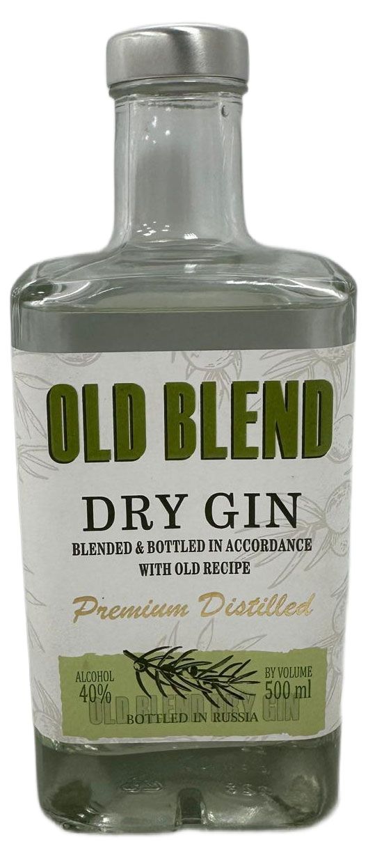 Джин Old Blend Dry Россия, 0,5 л