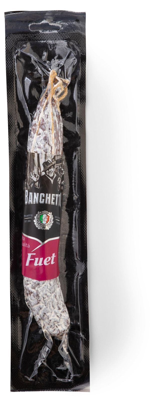 Колбаса мини сыровяленая Banchetto Фуэт с благородной белой плесенью, 110 г