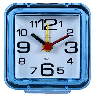 Настольные часы РУБИН синие