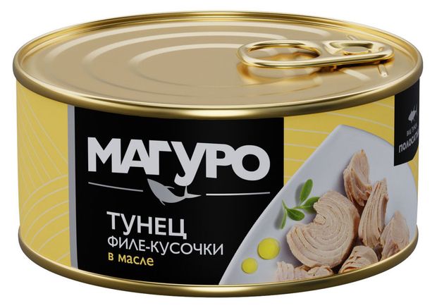 Тунец Магуро в масле 170 г 134₽