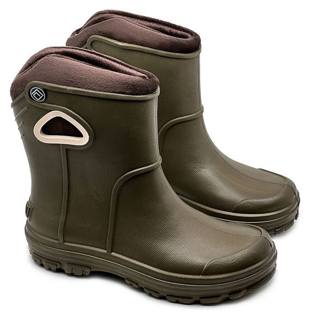 Полусапоги резиновые мужские утепленные LuckyLand оливковый, 1 пара