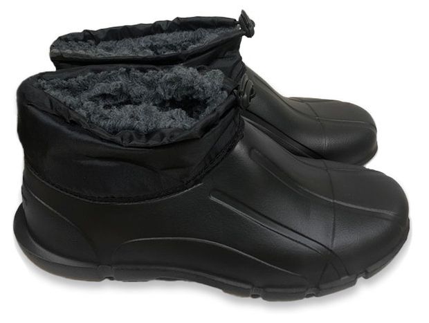 Полусапоги резиновые мужские утепленные 4х4 черные