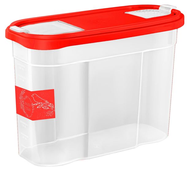 фото Банка для сыпучих продуктов plast team bergen, 2,5 л