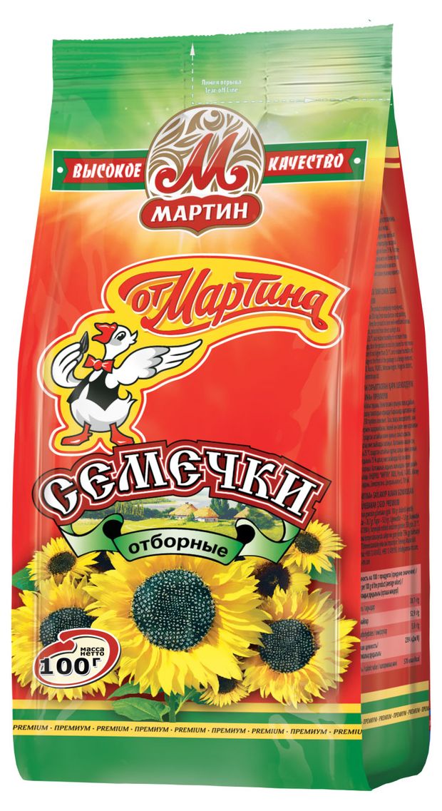 Семечки подсолнечные От Мартина 100 г 64₽