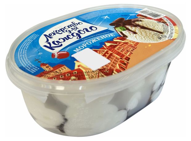 Замороженные продукты Мороженое КоЛибри ванильное с шоколадным топингом ЗМЖ, 500 г