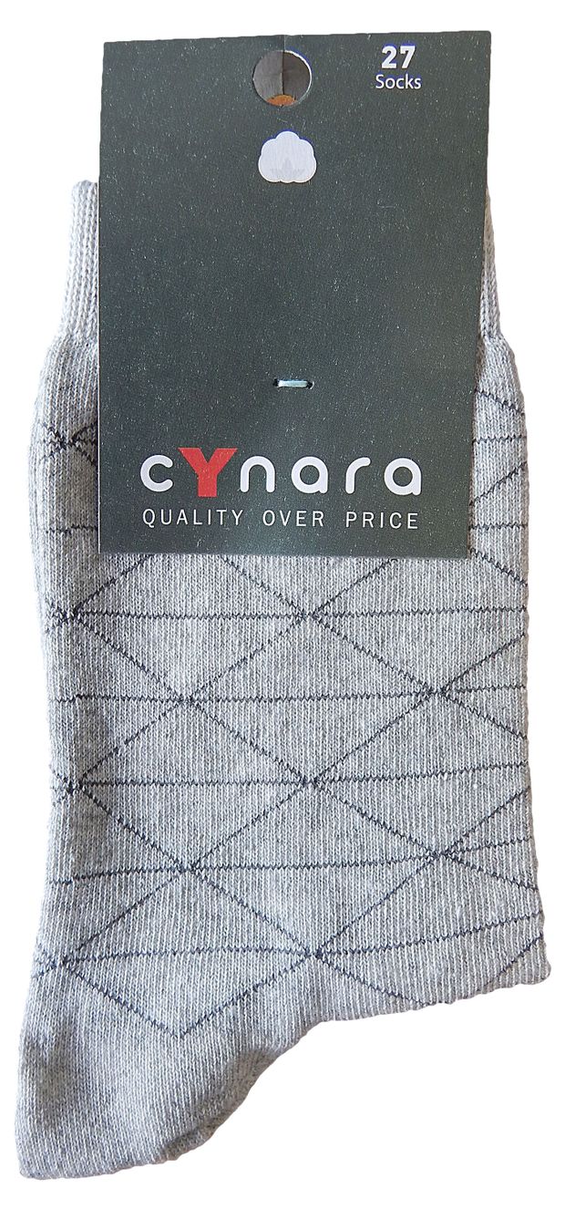 Носки мужские Лантана 02/9180 серые, р.27