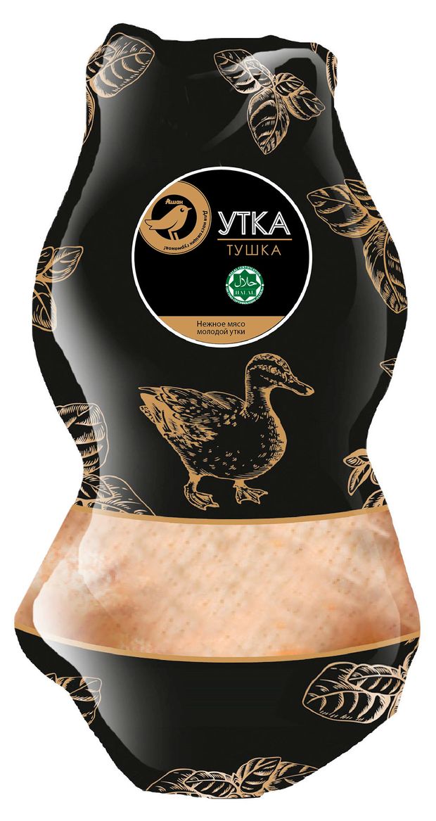 Тушка утки АШАН Золотая птица 1 сорт 23 кг 430₽