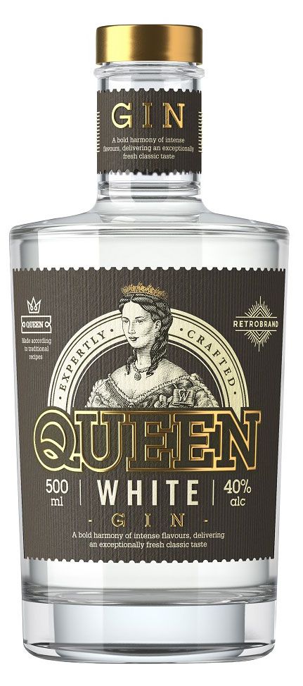 Джин Queen White Россия 05 л 350₽