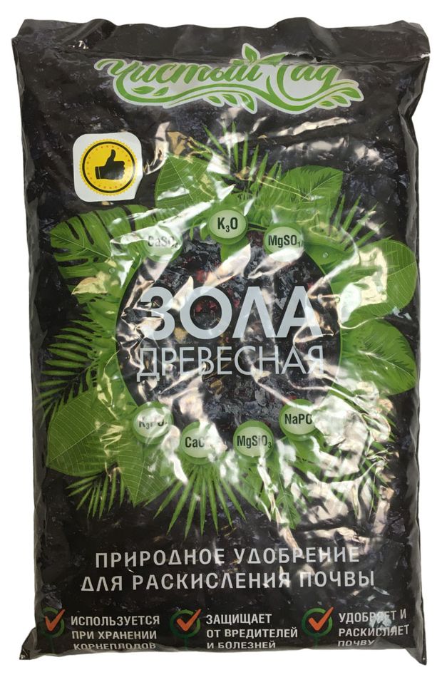 Зола древесная Чистый Сад, 1 кг