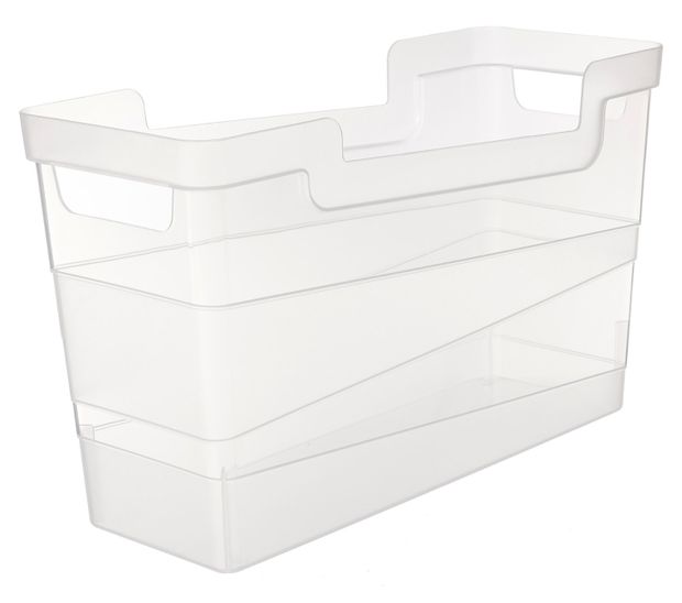 Контейнер Idiland прозрачный с ручкой, 342х160х253 мм, 10,5 л