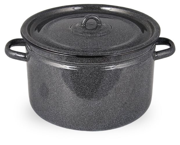 Кастрюля Каждый день эмалированная 7 л, 1 шт в ассортименте