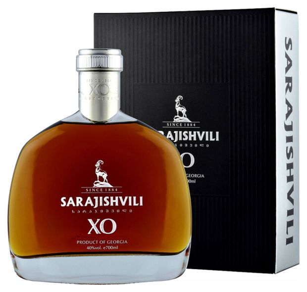 Коньяк Sarajishvili ХО марочный старый 10 лет Грузия, 0,5 л