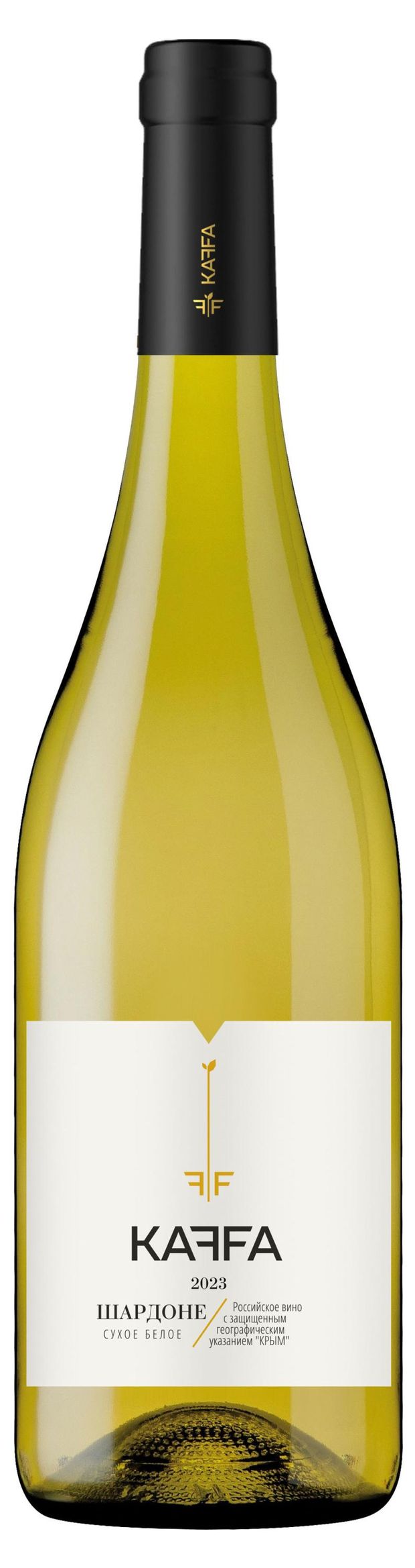 Вино Kaffa Шардоне белое сухое Россия, 0,75 л