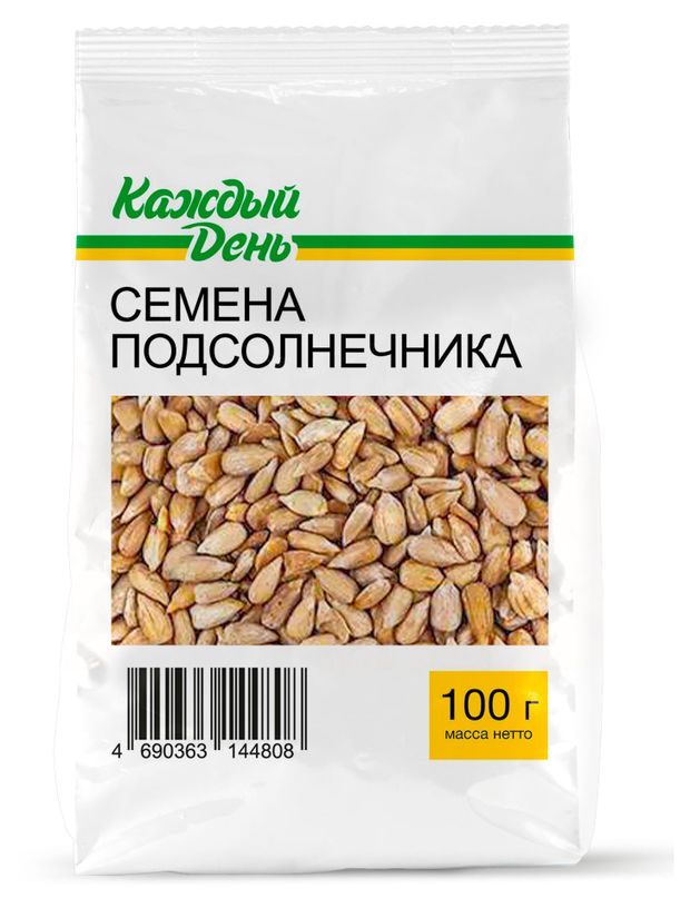 Семена подсолнечника Каждый День 100 г 23₽