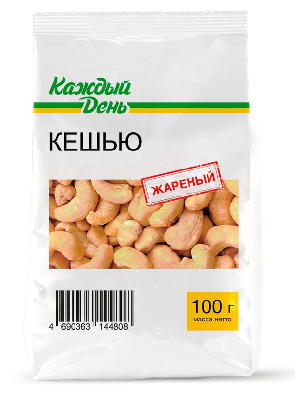 Кешью Каждый День жареный 100 г 125₽