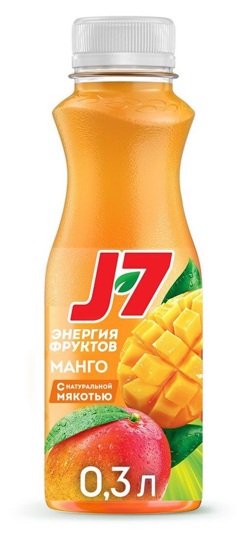 Вода, соки, напитки Нектар J7 Манго с мякотью, 300 мл