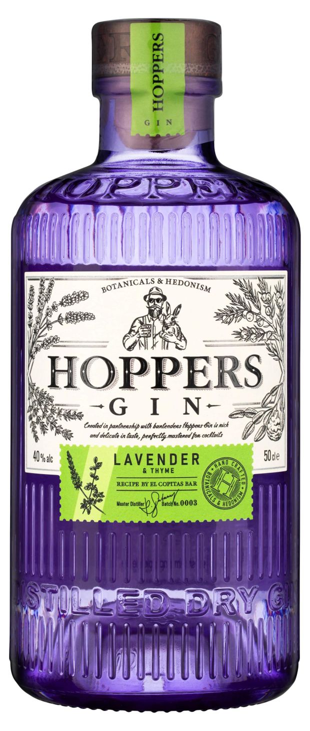Джин Hoppers Лаванда и чабрец Россия, 0,5 л