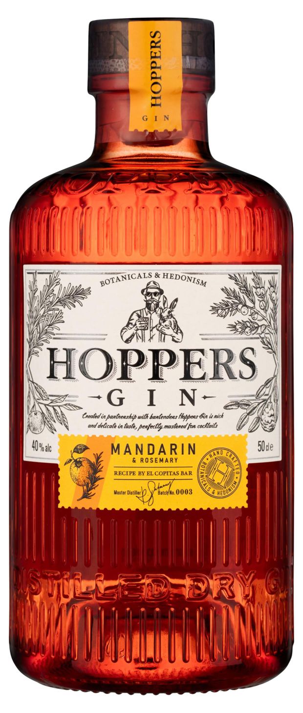 Джин Hoppers Мандарин Россия, 0,5 л