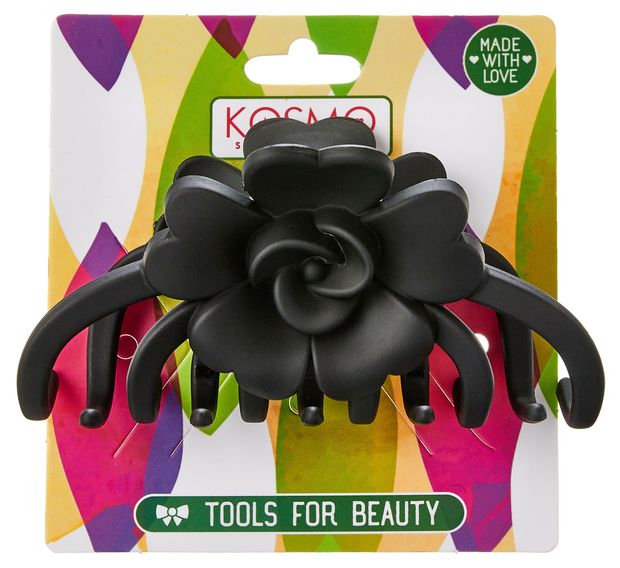 Заколка краб для волос Kosmoshtuchki цветок