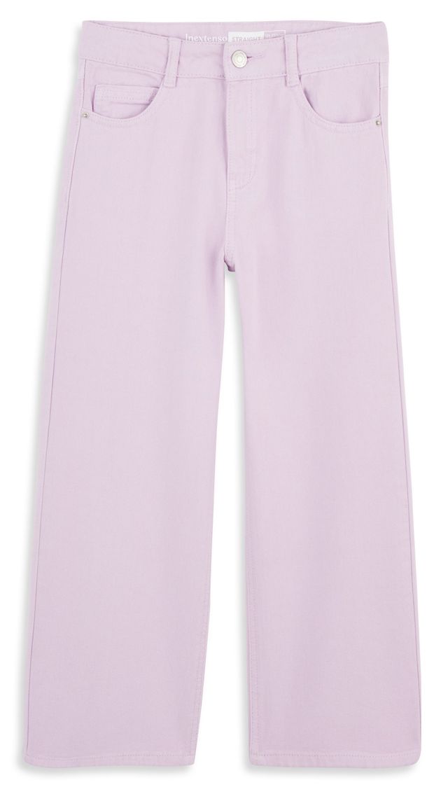 Брюки для девочки InExtenso сиреневые