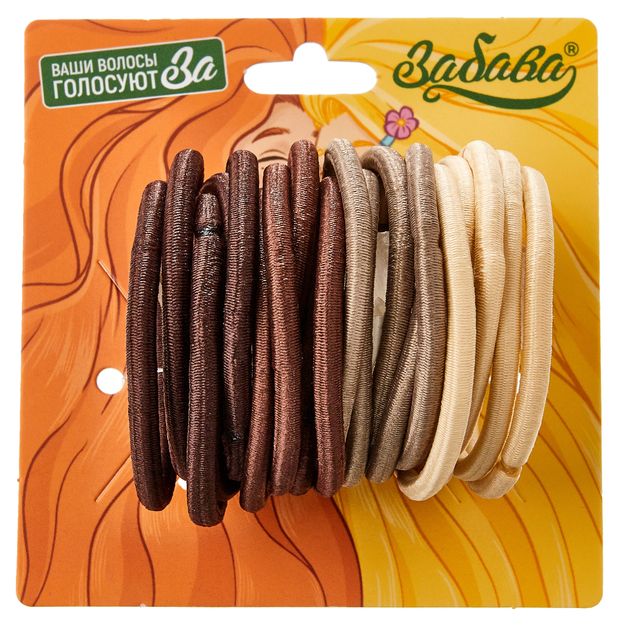 Набор резинок для волос Забава, 20 шт