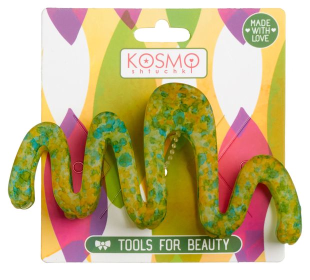 Заколка для волос Kosmoshtuchki краб змейка