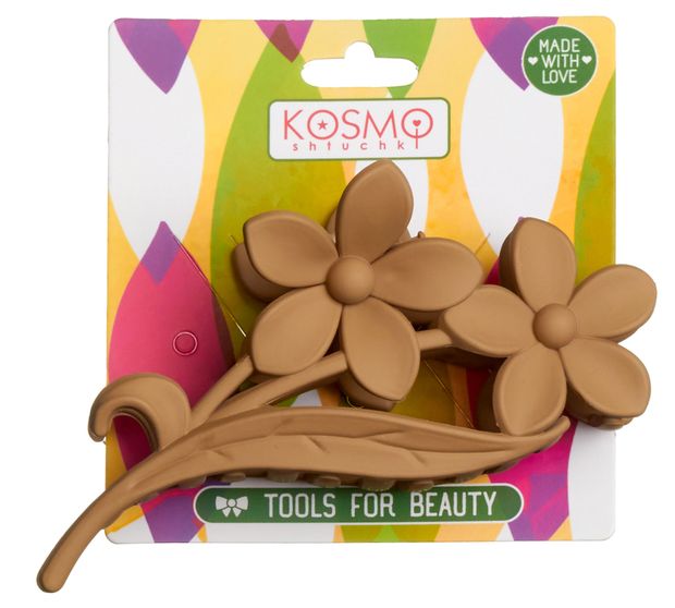 Заколка для волос Kosmoshtuchki краб цветы 270₽