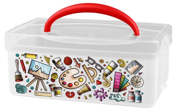 Короб Actuel универсальный с 1 секцией и ручкой, 3 л