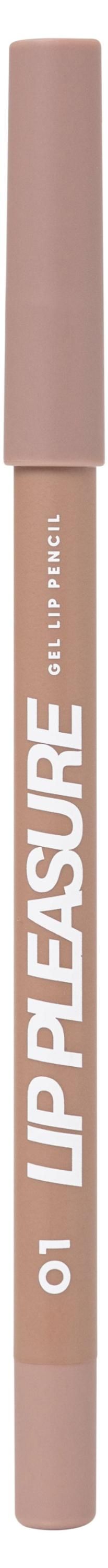 Карандаш для губ Love generation Lip Pleasure гелевый тон Р01 светло-бежевый, 1 шт
