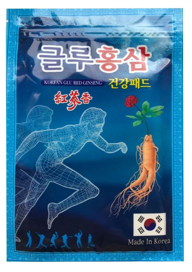 Пластырь Daejeon Korean Glu Red Ginseng, 20 шт