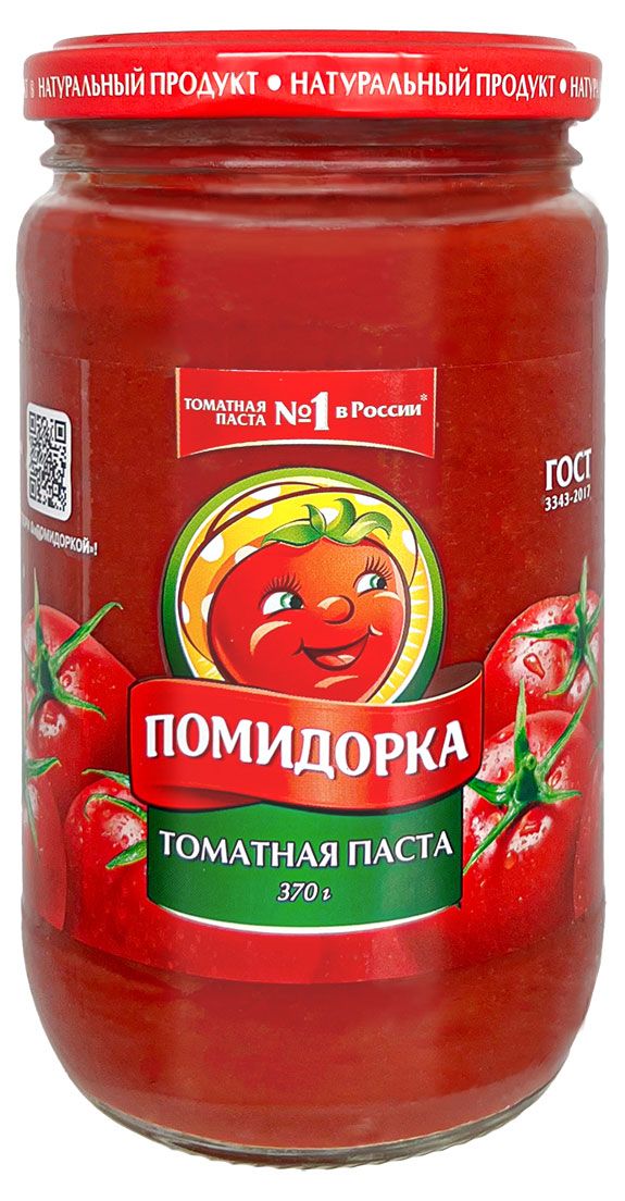 Томатная паста ПОМИДОРКА 350 мл 270₽